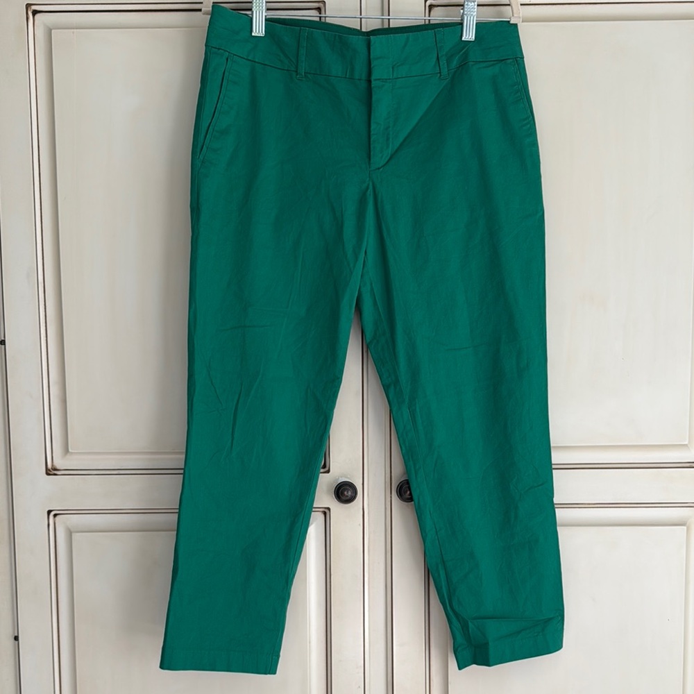 Kut from the Kloth Green Crop Trouser Size 10